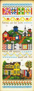 "Families are Like Quilts" Counted Cross Stitch Pattern