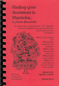 Finding Your Ancestors in Manitoba