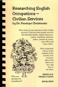 Researching English Occupations - Civilian Services