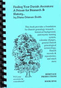 SALE! Finding Your Danish Ancestors: A Primer for Research & History