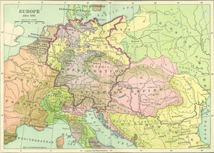 Map of Europe after 1815