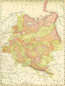 1895 Map of Russia