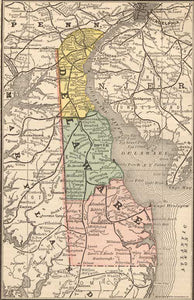 1884 Map of Delaware