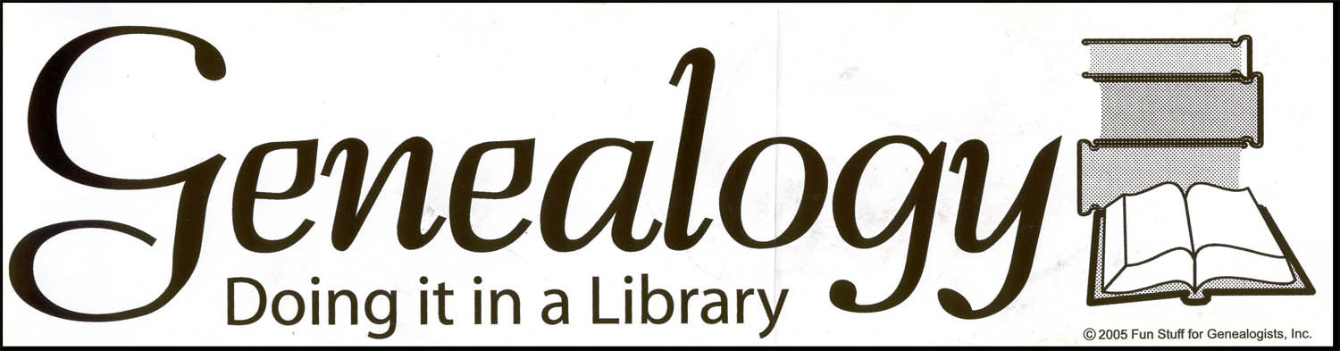 Bumper Sticker   "Doing it in a Library"