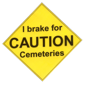 Gone, but BACK again!!! Static Cling Cemetery Sticker