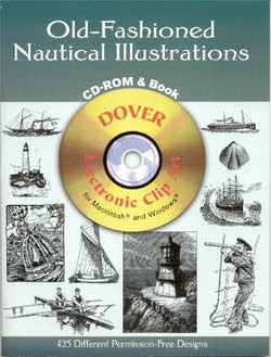 Old-Fashioned Nautical Illustrations CD-ROM and book Clip Art