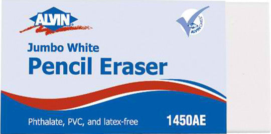 Jumbo White Pencil Eraser