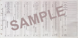Mini Binder refill - Census form (CEN)