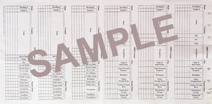 Mini Binder refill - Census form (CEN)