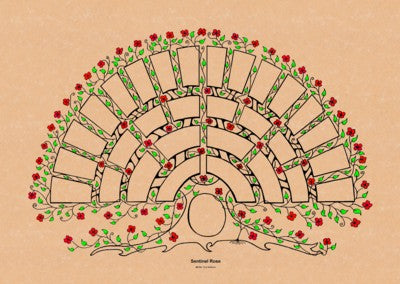 Sentinel Rose Pedigree Chart - 5 generation