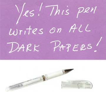 Opaque Pens for dark papers!