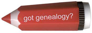 Pencil Sharpener - "got genealogy?"