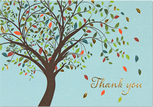 Tree Thank You Note Cards