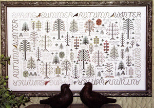 Seasons of the Trees Cross Stitch Pattern