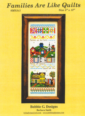 "Families are Like Quilts" Counted Cross Stitch Pattern